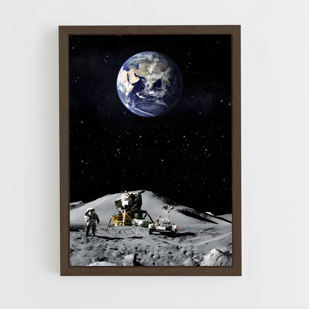 Poster L'Explorateur Lunaire – affiche Missions spatiales (vue 5)